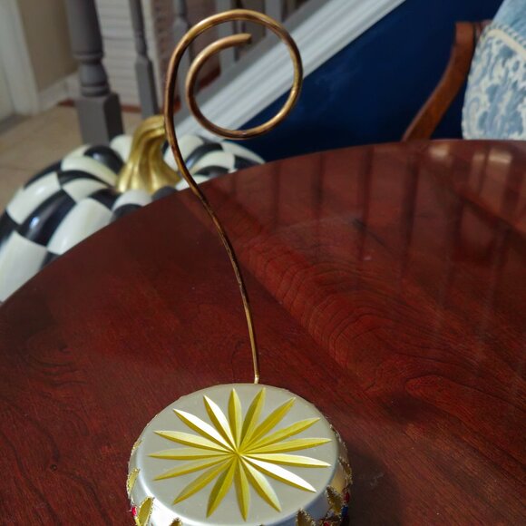 WATERFORD HOLIDAY HEIRLOOMS GLENMEADE ORNAMENT HOLDER STAND STAND HANGER DISPLAY - Picture 7 of 8